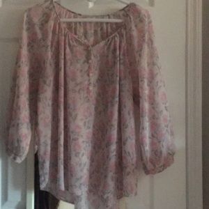 Lauren Conrad sheer blouse